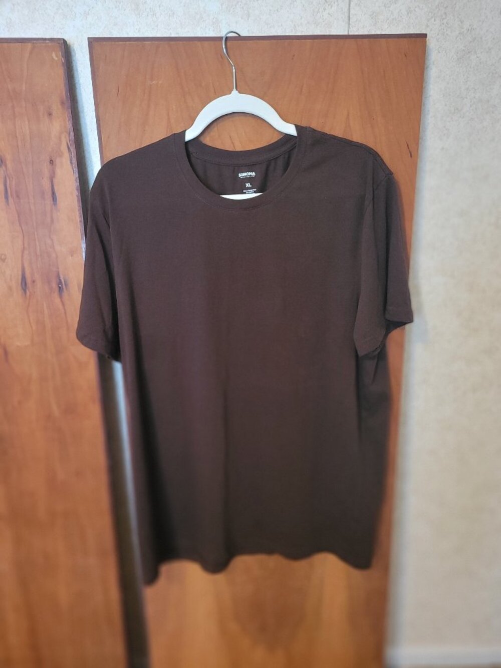 Brown T Shirt Short Sleeve Womens XL Sonoma Good For Life
